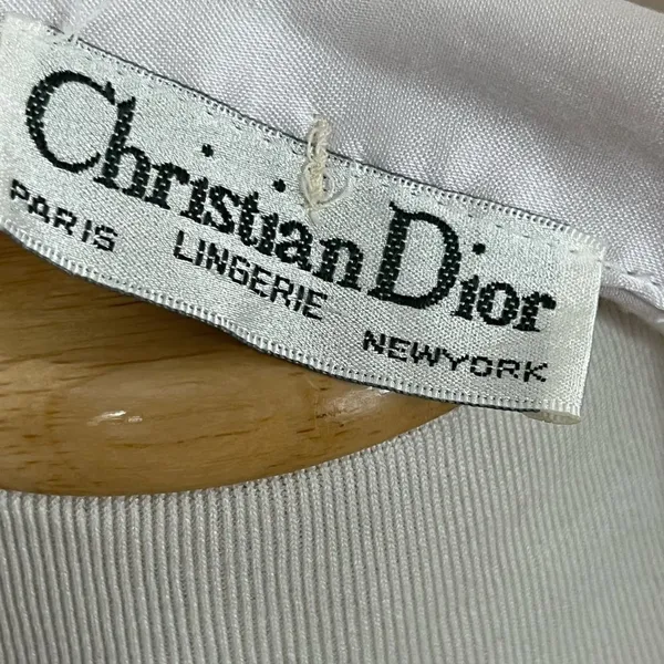 Christian Dior Vintage 80’s Does Victorian Satin and Lace Nightgown L - Image 8