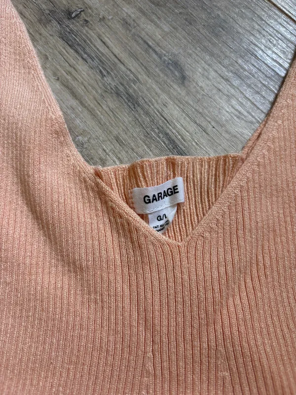 Garage Ribbed Knit Crop Top - Image 4