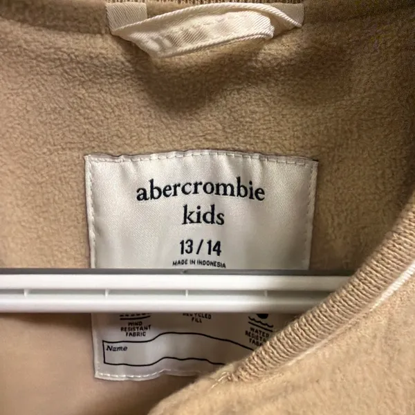 Abercrombie Varsity Jacket 13-14Y NWOT - Image 3