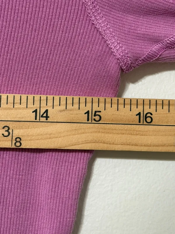 Lululemon Hold Tight Cropped Long-Sleeve Shirt Pink Purple Size 6 - Image 6