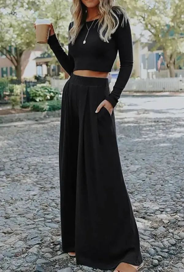 Black 2 piece outfit Size XL - Image 2