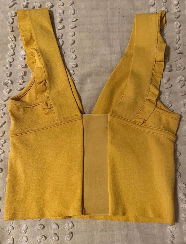 ZARA plunge knit top - Image 2