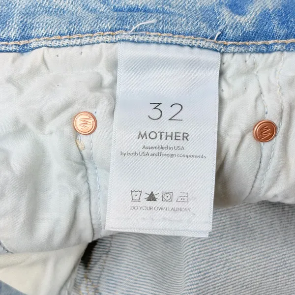 Mother Superior High Waisted Rider Skimp Jeans - Image 6