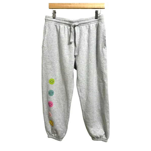 Frasier Sterling Smiley Gal Sweatpants Gray Size‎ Small - Image 3