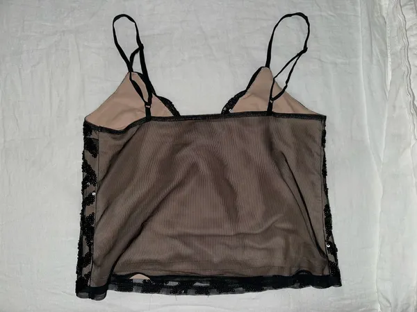 Express Sequin Top Black - Image 2