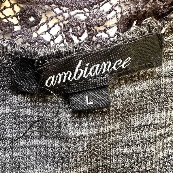 Ambiance long open cardigan Gray Size L - Image 6