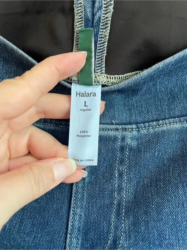 Halara Flex Low Rise Pockets Casual Bootcut Jeans Size Large - Image 4