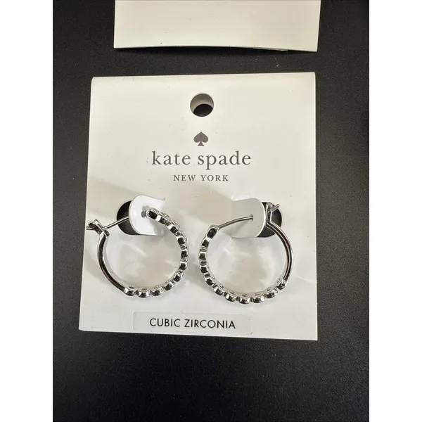 NWT Kate Spade NEW YORK Set of 4 Earrings Lot Comes in Original Card - Image 6