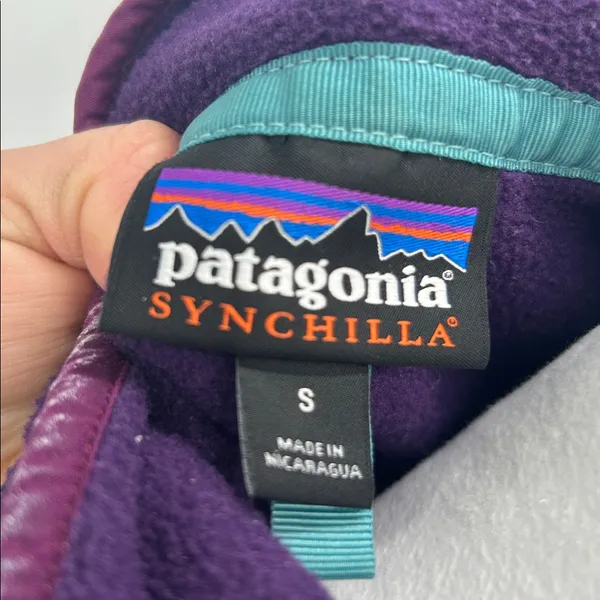 Patagonia Women's Lightweight Synchilla Snap-T Fleece Pullover Size Small - Image 3
