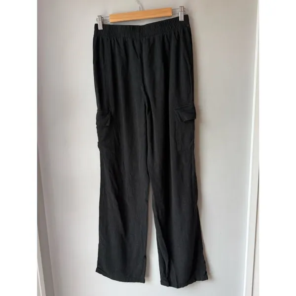 Drew Clothing Solana Eden Gauze Pants Black - Image 3