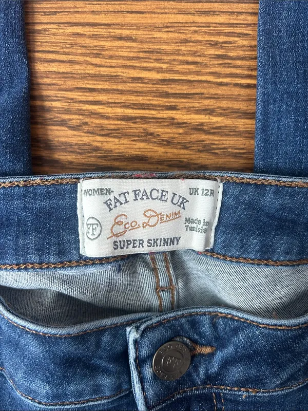Fat Face Women’s Dark Blue Skinny Jeans - Image 2