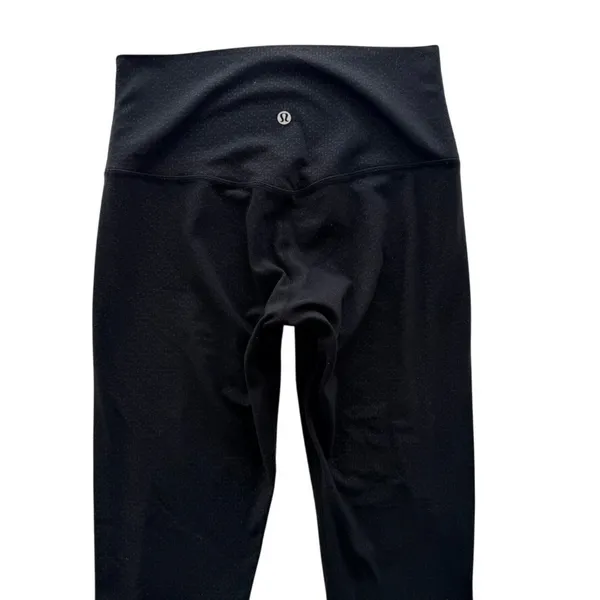 Lululemon Align Pant 25" Legging Size 6 Mono Emboss Black High Rise Yoga Gym - Image 7