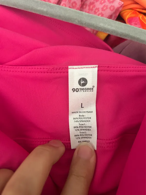 90 Degrees by Reflex Hot Pink Workout Dress - Image 2