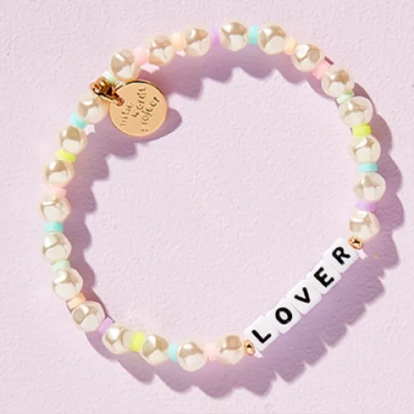 Little Words Project Beaded Bracelets Set Blue - Image 2