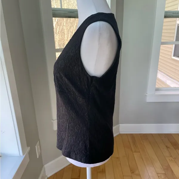 Vintage Y2K Envision Studio Black Lace V Neck Top Size Small - Image 7