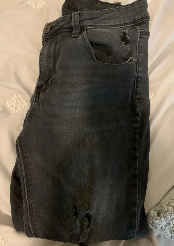 Black Ripped Skinny Jeans - Image 3