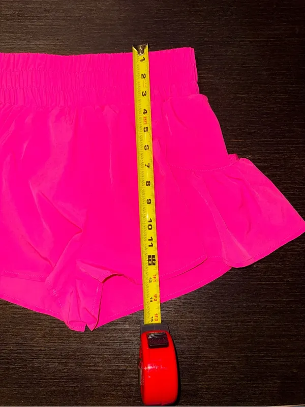 Women’s High-Waist Hot Pink Athletic Shorts With pockets! - Image 4