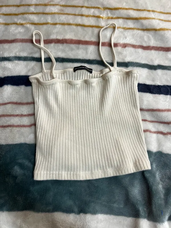 Brandy Melville Tank Top White - Image 3