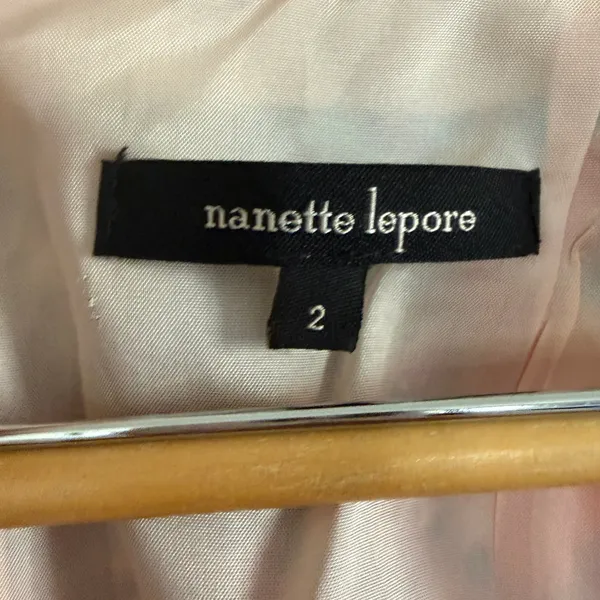 NANETTE LEPORE | Silk Psychedelic Floral Square Neck Cocktail Dress Size 2 - Image 6