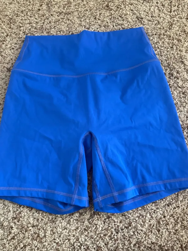 Blue biker shorts - Image 2