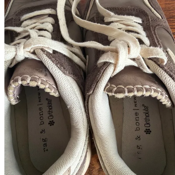 Rag & Bone‎ Retro Runner Brown Suede Leather Sneakers 37.5 Ortholite - Image 7