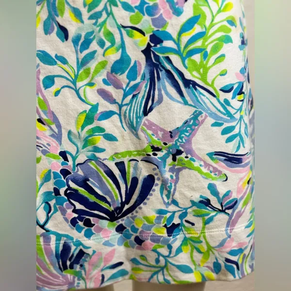 LILLY PULITZER Harper Shift Resort White Shell Beach Dress Rt. $148 - Image 7