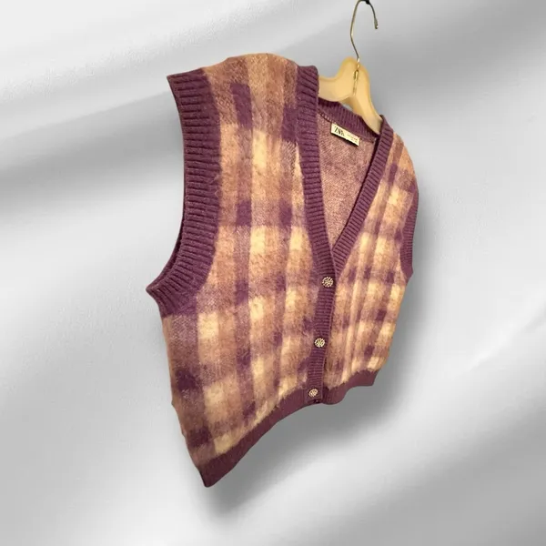 Zara Violet Sweater Vest‎ - Image 4