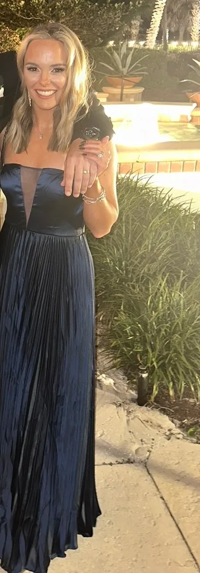 Navy Formal Lulus Dress - Image 2