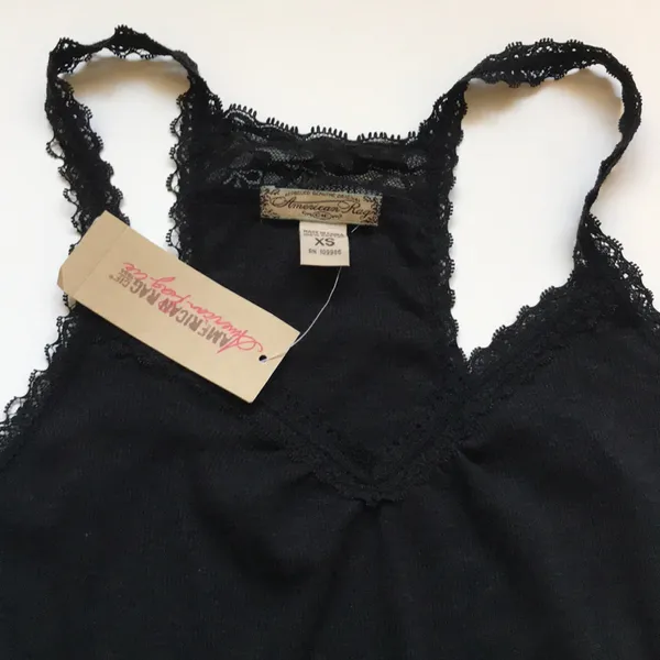 Black Lace Cami - American Rag - BNWT - XS - Image 2