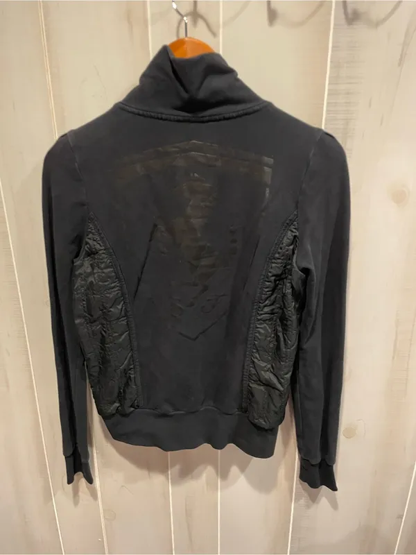 Puma x Scuderia Ferrari Y2K style quilted side high neck slim sweatshirt F1 - Image 2