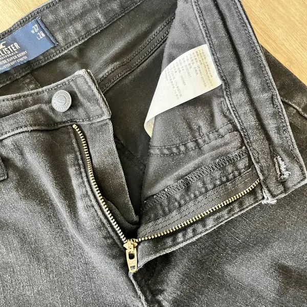 Womens Hollister High-Rise Super Skinny Black Jeans - 5R / 27x28 - Image 5