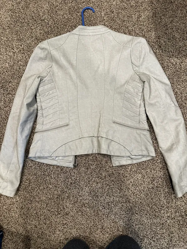 Leather Jacket Tan Size M - Image 3