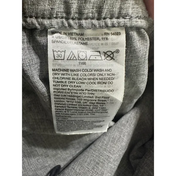 Banana Republic BR Sport Flyweight Jogger Pants Core Temp Grey Heather Womens L‎ - Image 7