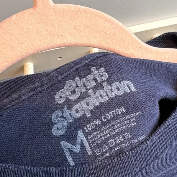 Chris Stapleton All American Road Show Tee Blue Size M - Image 4