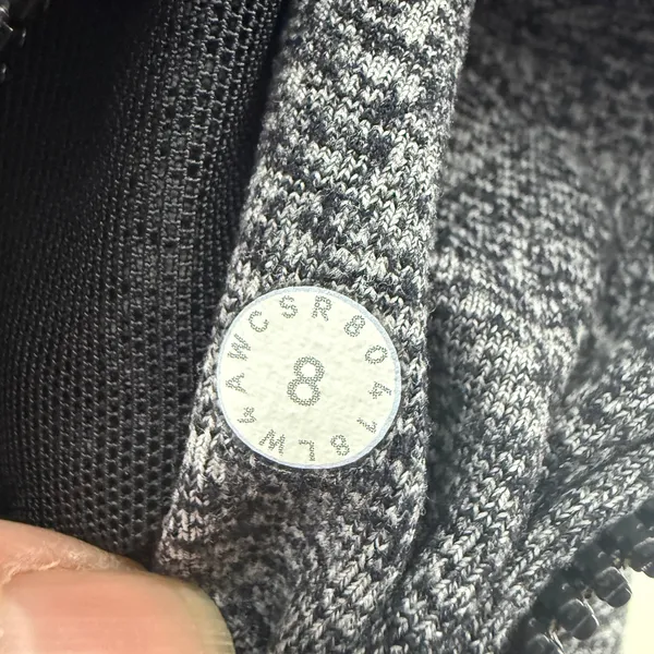 Lululemon Define Loun Jacket Vented Back Full Zip Heathered Black Womens 8 - Image 6