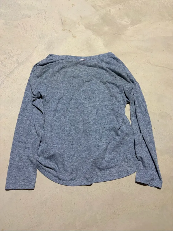 Victoria’s Secret Heather Blue Long-Sleeve pajama Top XS - Image 9