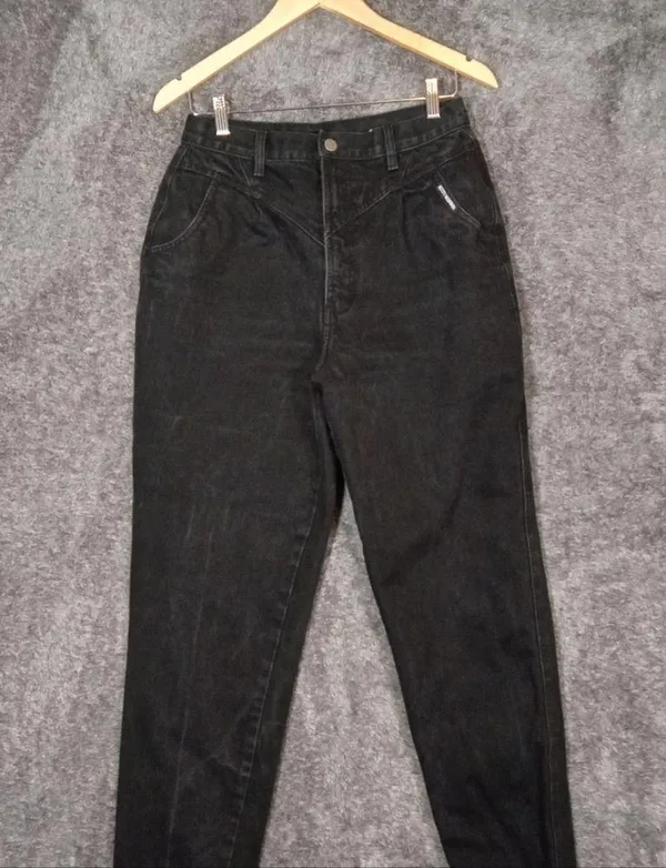 vintage women's jeans rodeo cowgirl black size 28 (13-14) - Image 2