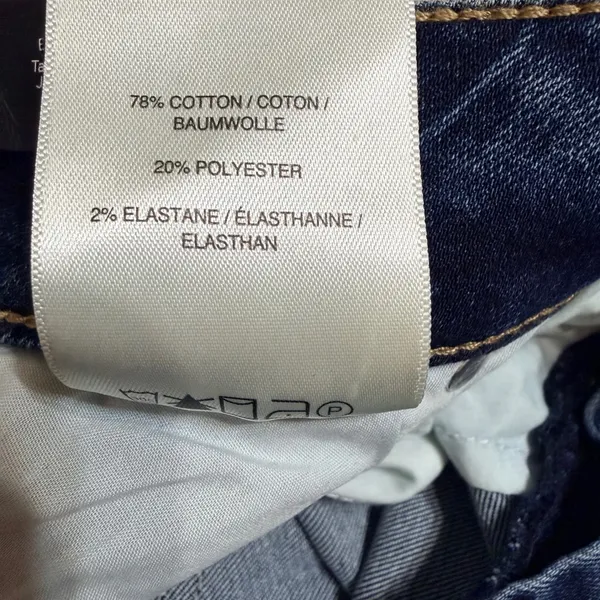 Silver Jeans Co Boyfriend Mid Rise Slim Leg Jeans Blue Medium Wash W30 L29 NEW - Image 7