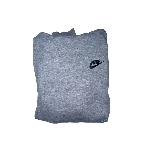 Nike Sportswear Women's Small Grey Pullover Hoodie Embroidered Logo Fleece - Image 10
