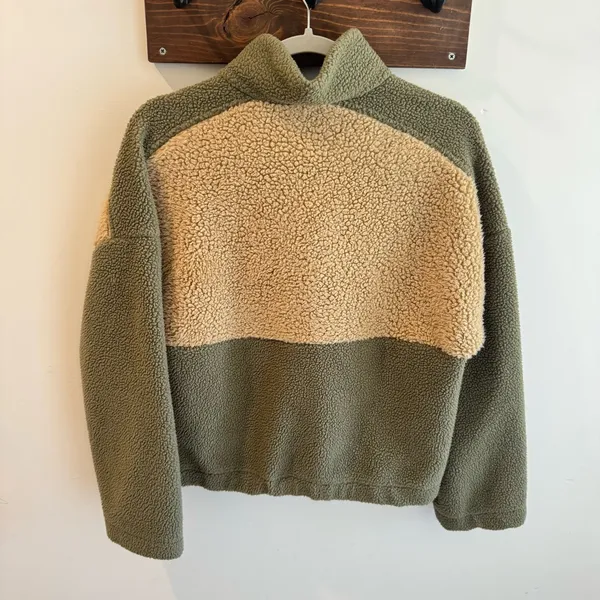 Columbia Women’s Lodge Pullover Sherpa Fleece‎ 1/2 Snap Size Small - Image 5
