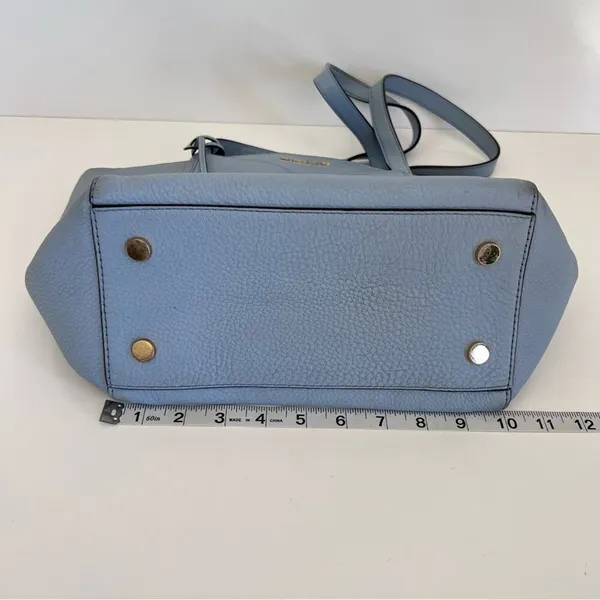 Michael Kors Whitney‎ Pebbled Leather Tote Pale Blue - Image 5