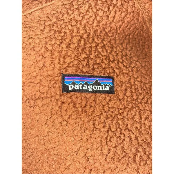 Patagonia Retro Pile Quarter Zip Fleece Pullover Women’s Size Medium Brown - Image 4