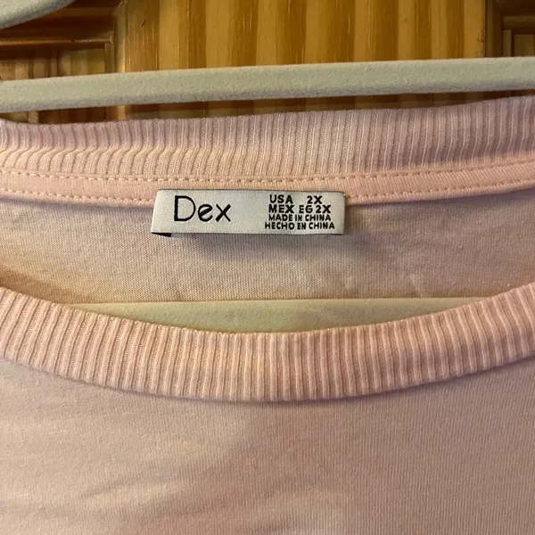 Dex Rolling Stone Graphic Tee Vtg Pink Size 2X - Image 4