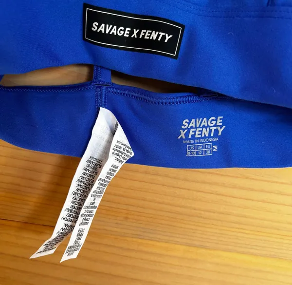 Savage X Fenty Blue Medium Sports Bra - Image 3
