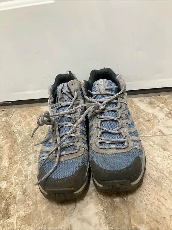 COLUMBIA Armitage Lane Mid Waterproof Hiking Boots Women’s 8.5 Grey blue - Image 4