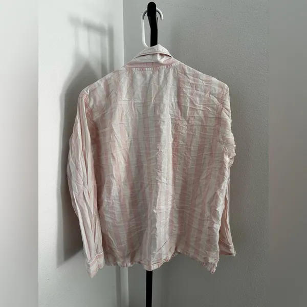 Victoria’s Secret size medium cotton long sleeve pajama top - Image 3