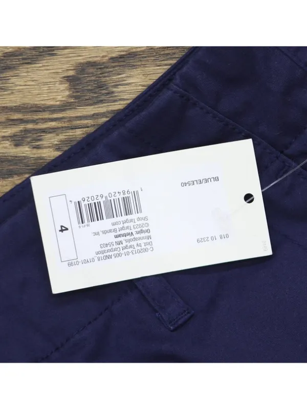 A New Day Womens High-Rise Tapered Ankle Chino Pants 93014779 Navy Blue 4 - Image 8