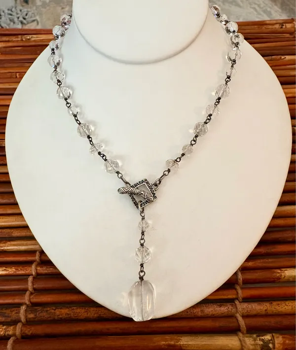 Silpada Long Crystal Vintage Necklace - Image 2