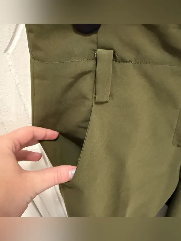 New York & Company Green High Rise Pants - Image 2