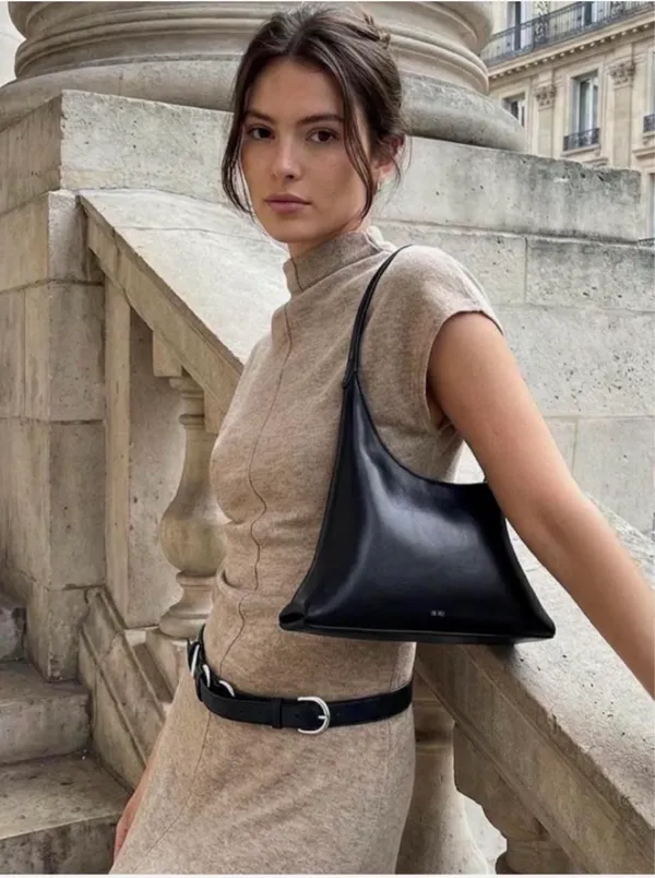 JW Pei black leather Lyra shoulder bag - Image 2